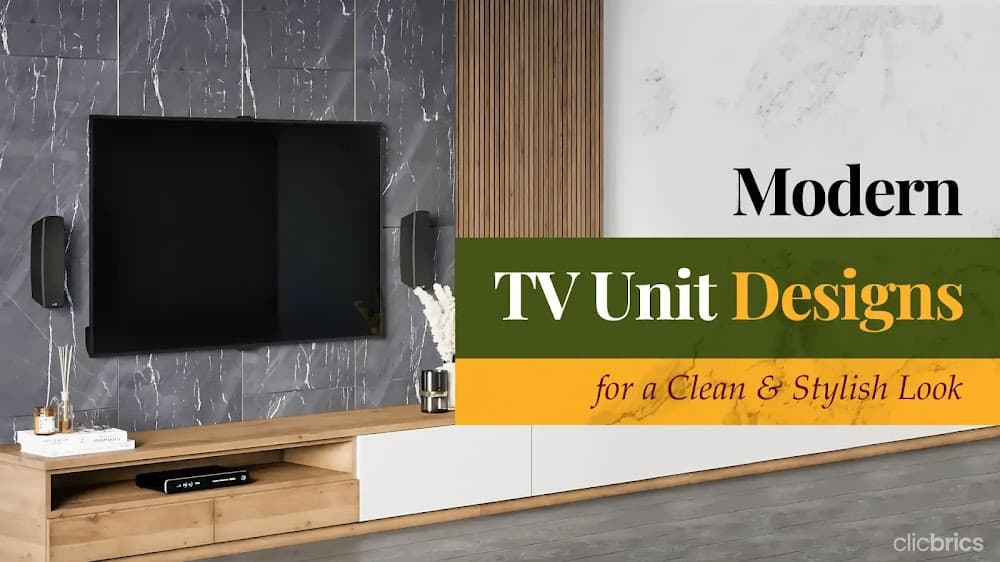 10 Modern TV Unit Design Ideas for a Clutter-Free Home